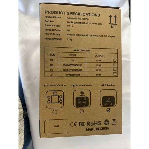 papifeed automatic pet feeder, Cat/Dog Feeder, Smartphone App Controlled Feeder - Picture 14 of 16